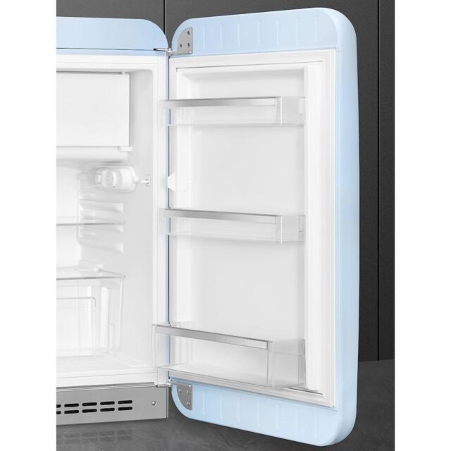 Smeg FAB10RPB5 55cm Fridge with Icebox Right Hand Hinge, Pastel Blue