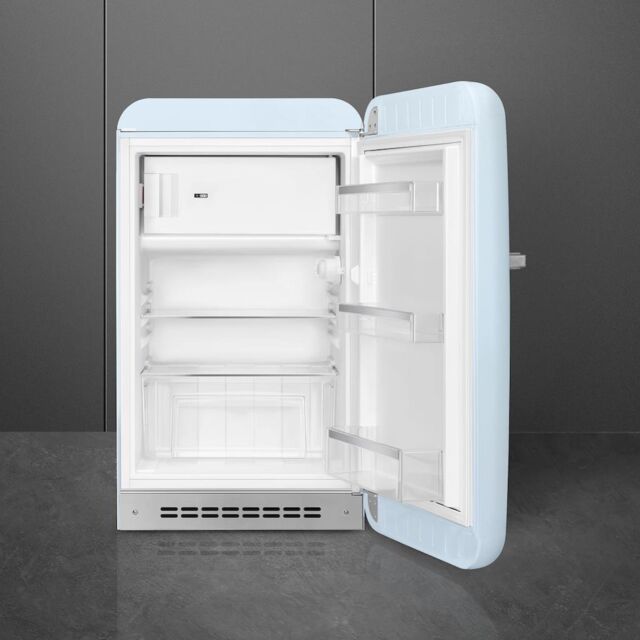 Smeg FAB10RPB6 Retro Mini Fridge Right Hand Hinge - Pastel Blue