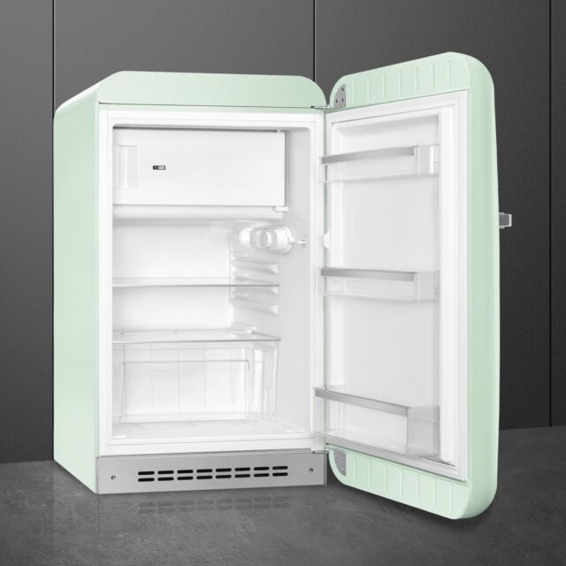 Smeg FAB10RPG6 Retro Mini Fridge Right Hand Hinge - Pastel Green