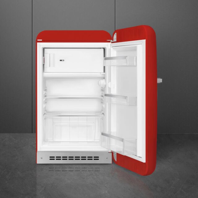 Smeg FAB10RRD6 Retro Mini Fridge Right Hand Hinge - Red