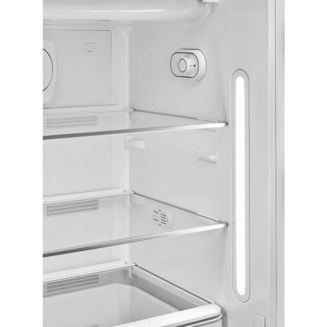 Smeg FAB28LDUJ5 60cm 50s Style Left Hand Hinge Fridge with Icebox, Union Jack