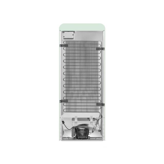 Smeg FAB28LPG5 60cm 50s Style Left Hand Hinge Fridge with Icebox, Pastel Green