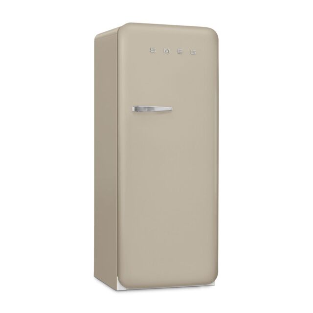 Smeg FAB28RDPP5 60cm 50s Style Right Hand Hinge Fridge with Icebox, Perfectly Pale
