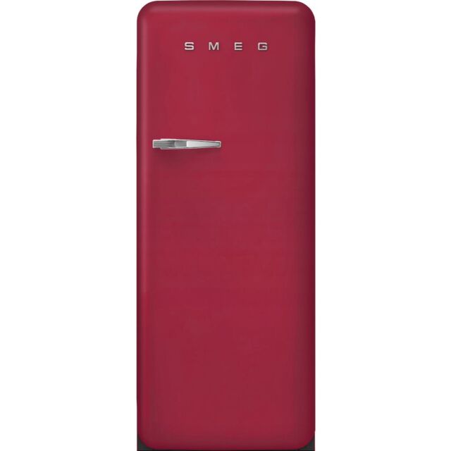 Smeg FAB28RDRB6 Retro Fridge Freezer Right Hand Hinge - Ruby Red