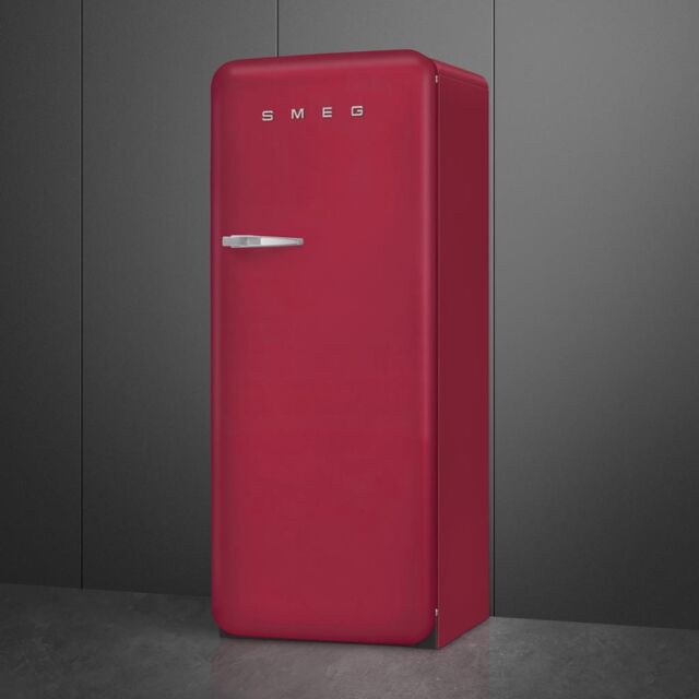 Smeg FAB28RDRB6 Retro Fridge Freezer Right Hand Hinge - Ruby Red