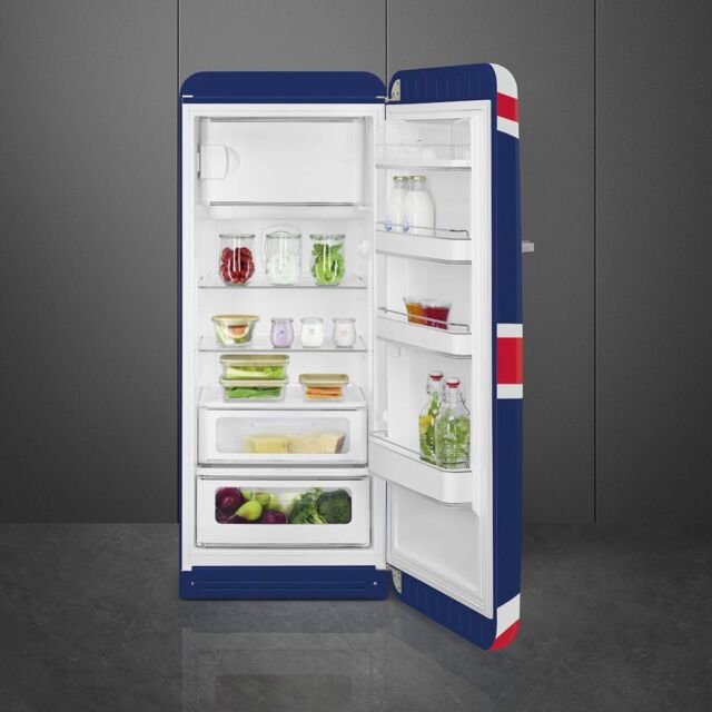 Smeg FAB28RDUJ6 Retro Fridge Freezer Right Hand Hinge - Union Jack