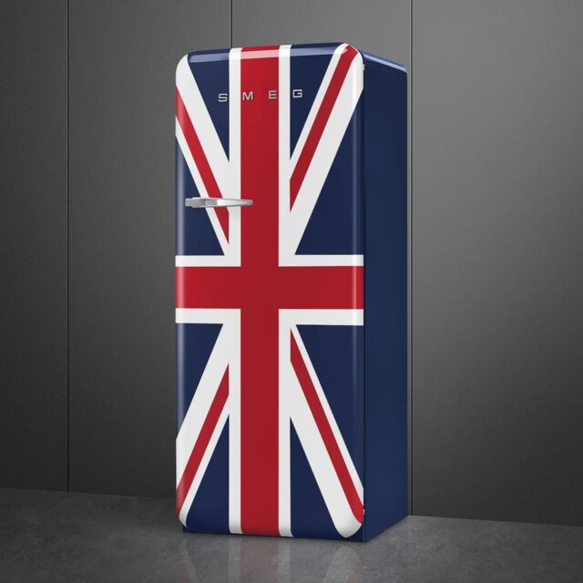 Smeg FAB28RDUJ6 Retro Fridge Freezer Right Hand Hinge - Union Jack