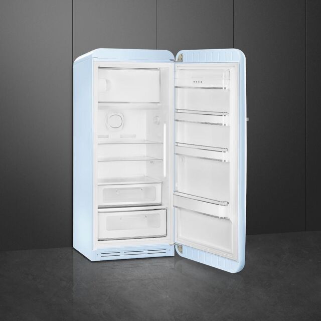 Smeg FAB28RPB6UK Retro Fridge with Icebox Right Hand Hinge - Pastel Blue
