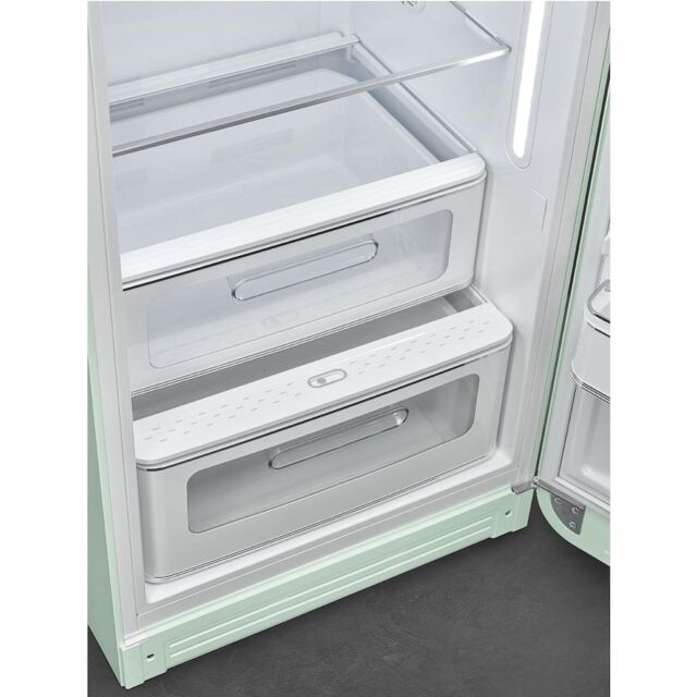 Smeg FAB28RPG5UK Retro Tall Fridge with Ice Box - Pastel Green