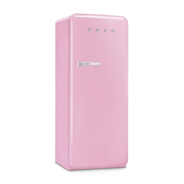 Smeg FAB28RPK6 Retro Fridge with Icebox Right Hand Hinge - Pink