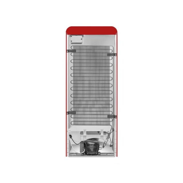 Smeg FAB28RRD5UK 60cm 50s Style Right Hand Hinge Fridge with Icebox, Red