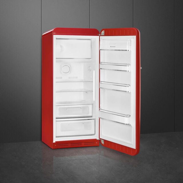 Smeg FAB28RRD6UK Retro Fridge Freezer Right Hand Hinge - Red