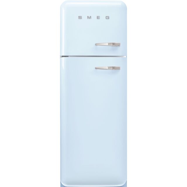 Smeg FAB30LPB6UK Retro Fridge Freezer Left Hand Hinge - Pastel Blue