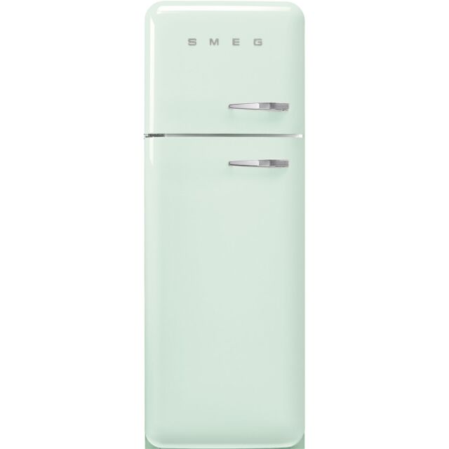 Smeg FAB30LPG6UK Retro Fridge Freezer Left Hand Hinge - Pastel Green