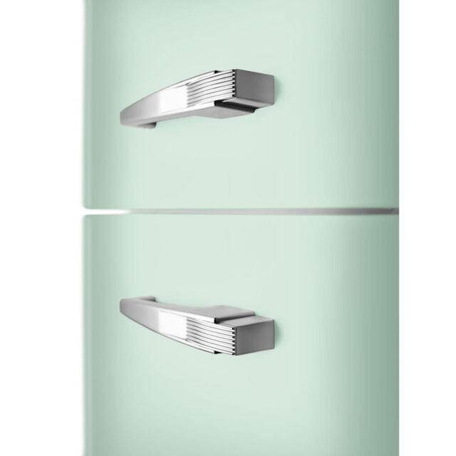 Smeg FAB30LPG6UK Retro Fridge Freezer Left Hand Hinge - Pastel Green