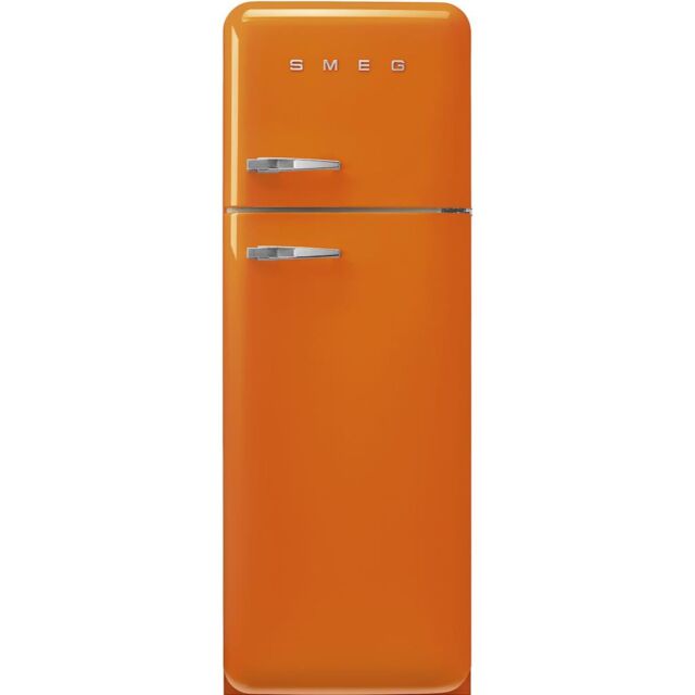 Smeg FAB30ROR6UK Retro Fridge Freezer Right Hand Hinge - Orange