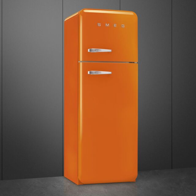 Smeg FAB30ROR6UK Retro Fridge Freezer Right Hand Hinge - Orange