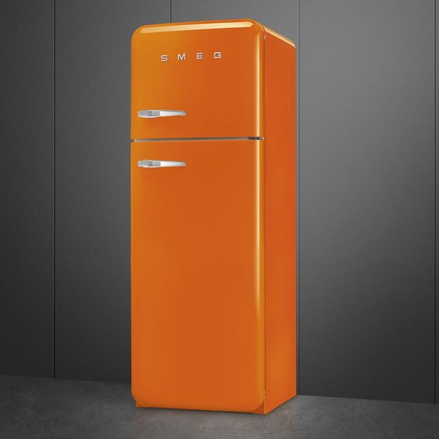 Smeg FAB30ROR6UK Retro Fridge Freezer Right Hand Hinge - Orange