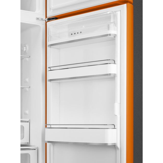 Smeg FAB30ROR6UK Retro Fridge Freezer Right Hand Hinge - Orange