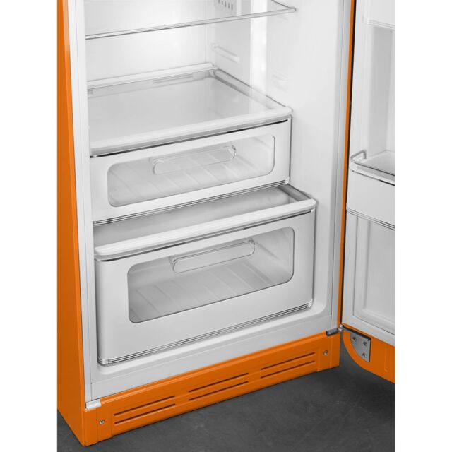 Smeg FAB30ROR6UK Retro Fridge Freezer Right Hand Hinge - Orange
