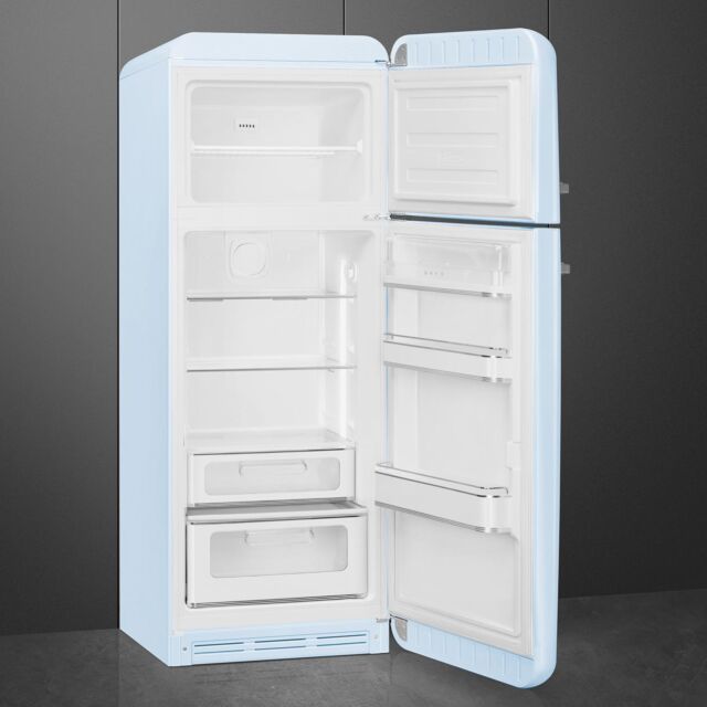 Smeg FAB30RPB6UK Retro Fridge Freezer Right Hand Hinge - Pastel Blue