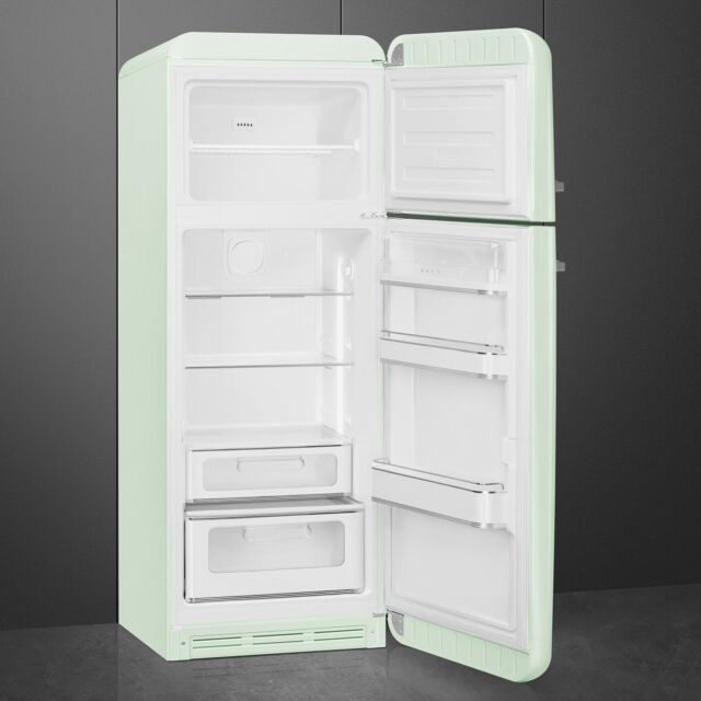 Smeg FAB30RPG6UK Retro Fridge Freezer Right Hand Hinge - Pastel Green