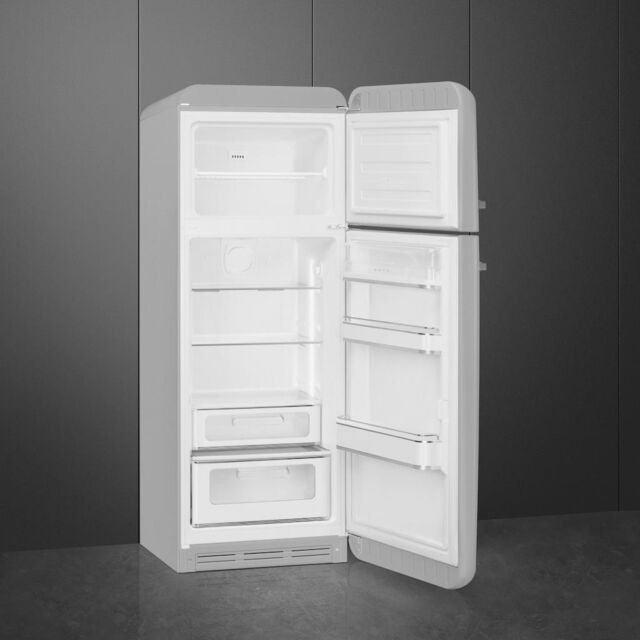 Smeg FAB30RSV5UK Retro Fridge Freezer - Silver