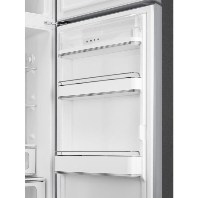 Smeg FAB30RSV5UK Retro Fridge Freezer - Silver