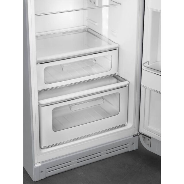 Smeg FAB30RSV5UK Retro Fridge Freezer - Silver