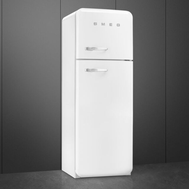 Smeg FAB30RWH6UK Retro Fridge Freezer Right Hand Hinge - White