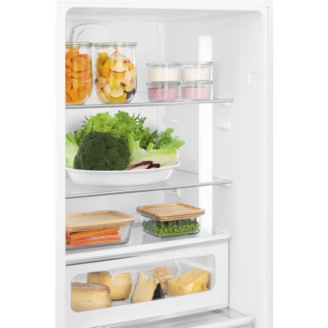 Smeg FAB32LBL6UK Retro Fridge Freezer Left Hand Hinge - Black