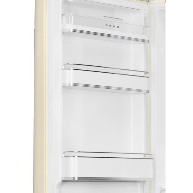 Smeg FAB32LCR6UK Retro Fridge Freezer Left Hand Hinge - Cream