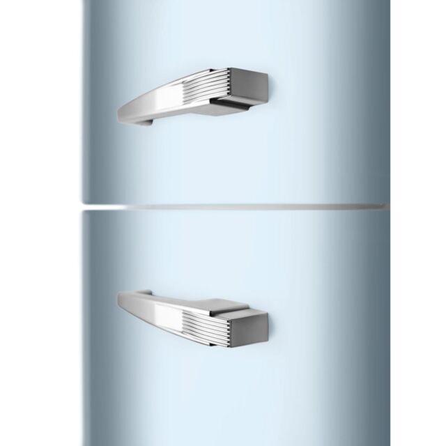 Smeg FAB32LPB6UK Retro Fridge Freezer Left Hand Hinge - Pastel Blue