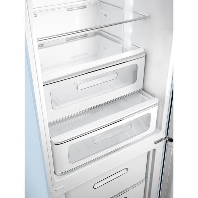 Smeg FAB32RPB6UK Retro Fridge Freezer Right Hand Hinge - Pastel Blue