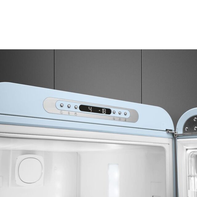 Smeg FAB32RPB6UK Retro Fridge Freezer Right Hand Hinge - Pastel Blue