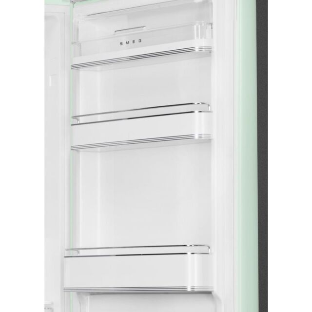 Smeg FAB32RPG5UK 60cm 50s Style Right Hand Hinge Fridge Freezer, Pastel Green
