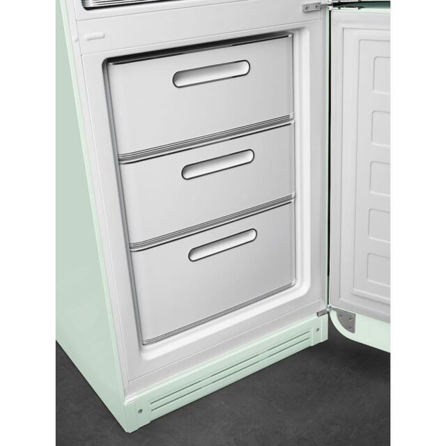 Smeg FAB32RPG6UK Retro Fridge Freezer Right Hand Hinge - Pastel Green