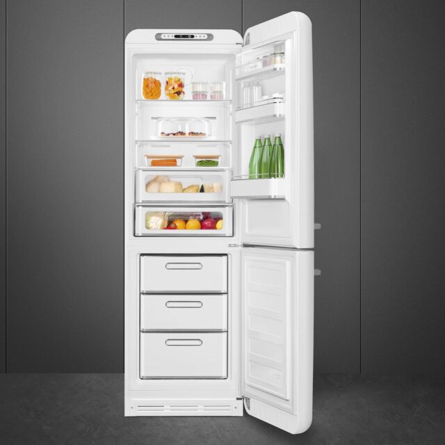 Smeg FAB32RWH6UK Retro Fridge Freezer Right Hand Hinge - White