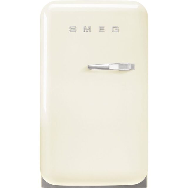 Smeg FAB5LCR6 Retro Mini Fridge Left Hand Hinge - Cream