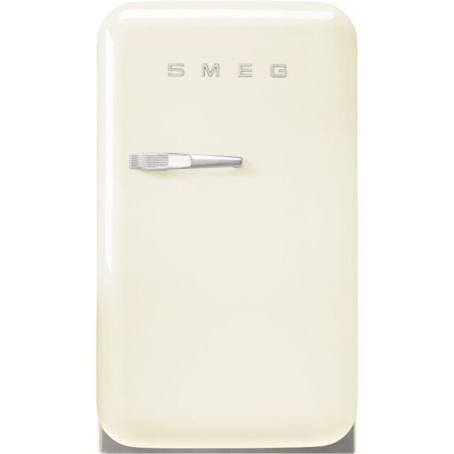 Smeg FAB5RCR6 Retro Mini Fridge Right Hand Hinge - Cream