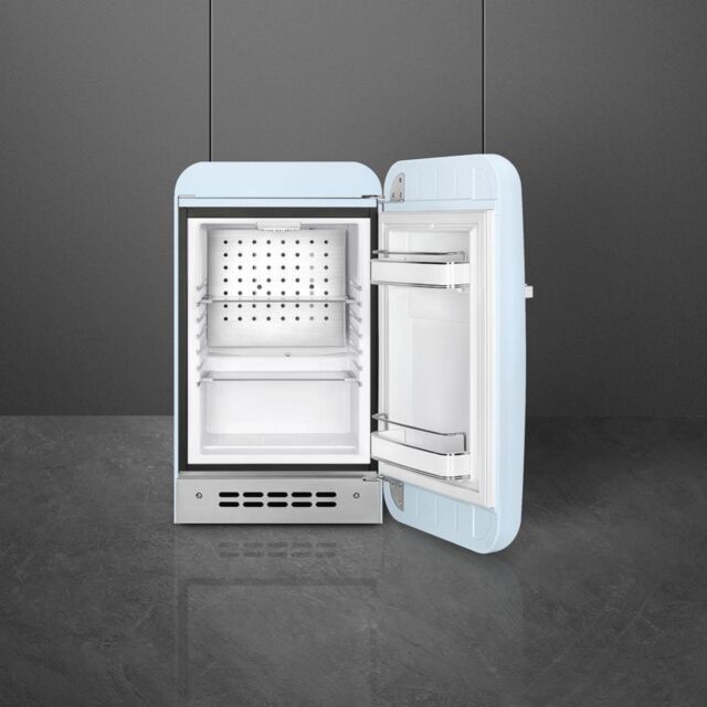 Smeg FAB5RPB6 Retro Mini Fridge Right Hand Hinge - Pastel Blue