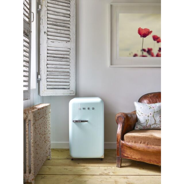 Smeg FAB5RPG6 Retro Mini Fridge Right Hand Hinge - Pastel Green