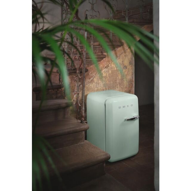 Smeg FAB5RPG6 Retro Mini Fridge Right Hand Hinge - Pastel Green