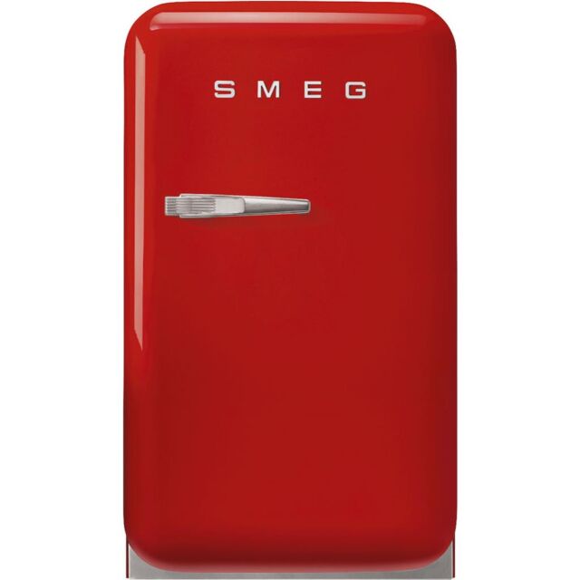 Smeg FAB5RRD6 Retro Mini Fridge Right Hand Hinge - Red
