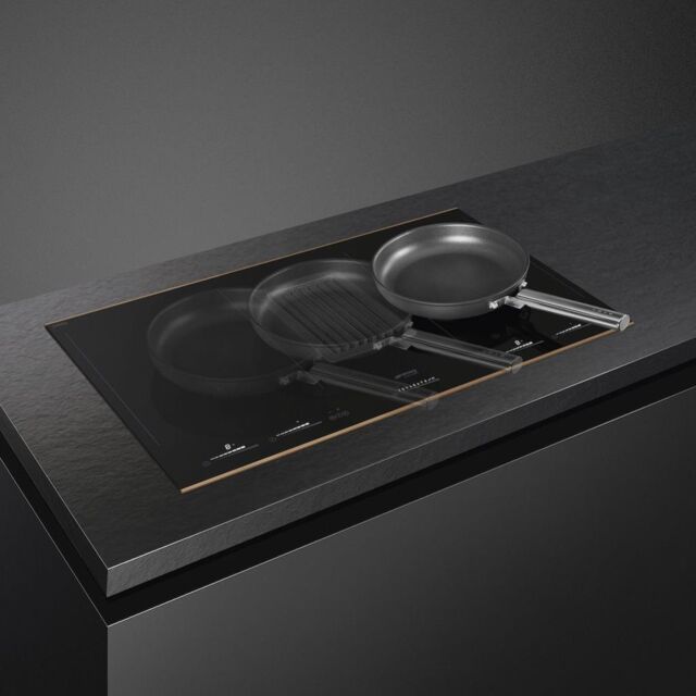 Smeg HOBD682R1 83cm Dolce Stil Novo Venting Induction Hob with Copper Trim
