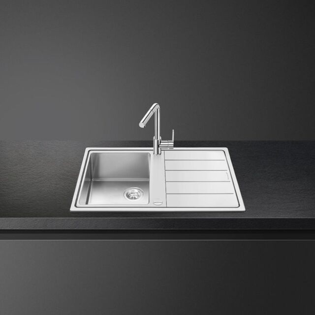 Smeg LDR861-2 Sink, Stainless Steel
