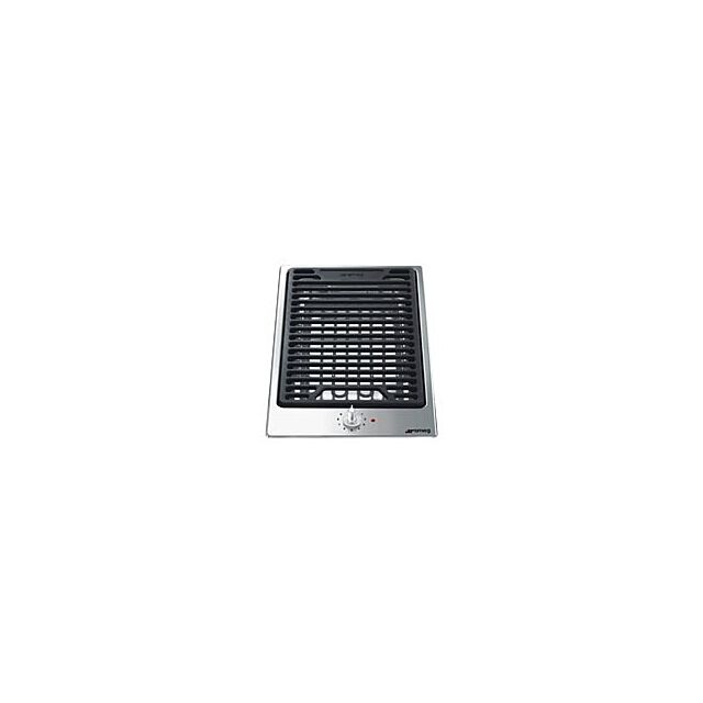 Smeg PGF30B 31cm Domino Classic Lava Stone Grill