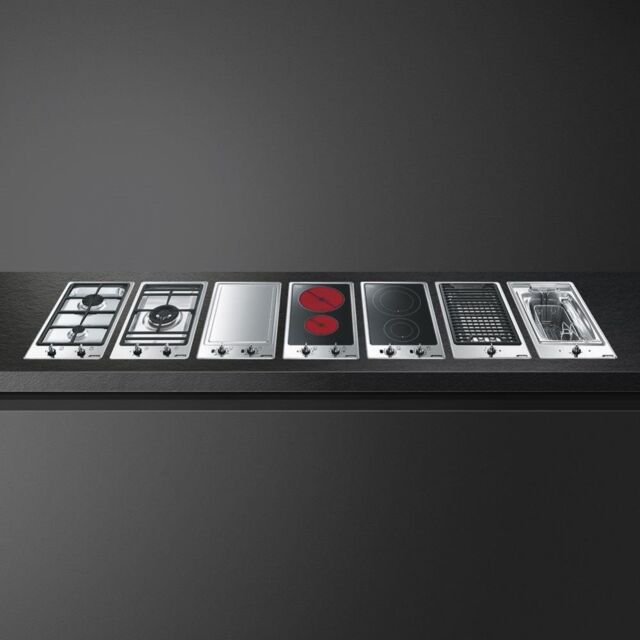 Smeg PGF30B 31cm Domino Classic Lava Stone Grill