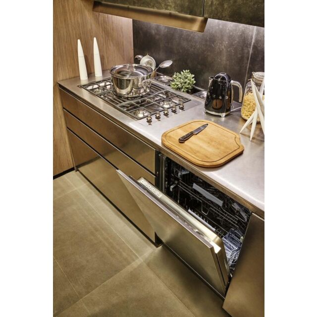 Smeg PGF95-4 87cm Classic Gas Hob, Stainless Steel