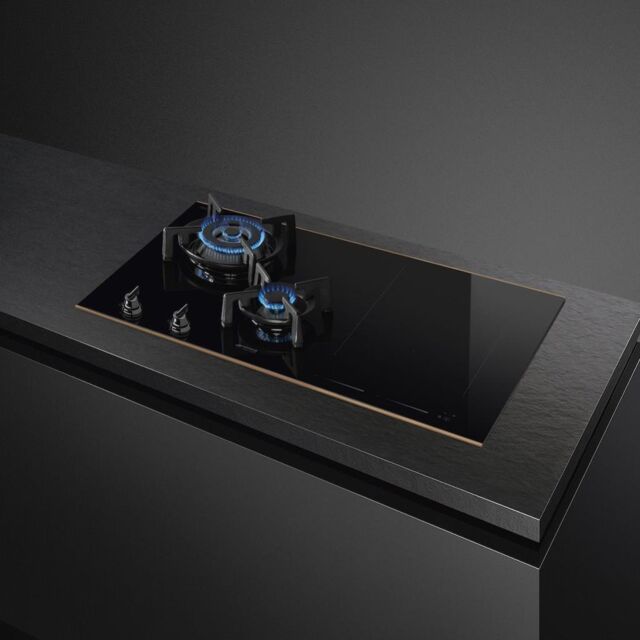 Smeg PM6743R 75cm Dolce Stil Novo Mixed Fuel Hob with Copper Trim